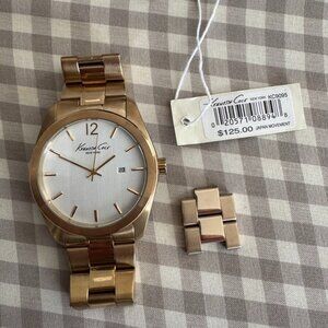 Kenneth Cole New York Analog Gold Dial Men's Watch KC9095